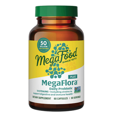 MegaFlora Probiotic Plus - 14 Strains - 50 Billion live cultures